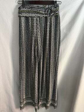 Robert Louis Women's Geometric Tribal Print Wide Leg Palazzo Pants